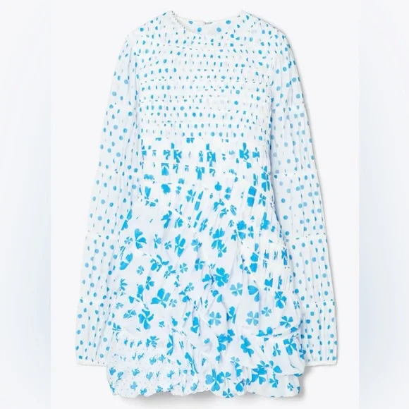 Tory Burch TAFFETA SHOWER CAP DRESS 👗 - Picture 1 of 7